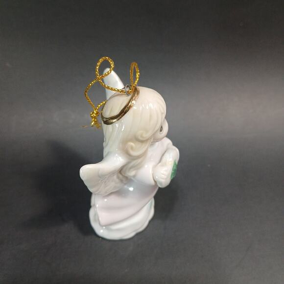 Precious Moments Angel Ornament Figurine August Peridot Birthstone Vintage 1997 - Picture 5 of 7